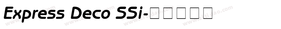 Express Deco SSi字体转换